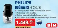 PHİLİPS HR1399/90 DOĞRAYICI
